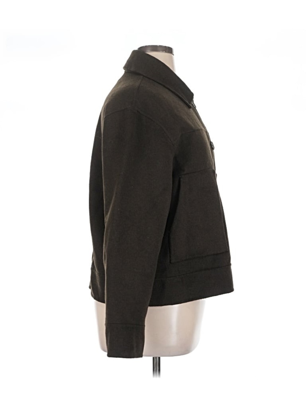 Bernardo Brown Boxy Wool Peacoat - Picture 3 of 8
